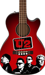 Miniature Bass acoustic U2 made in Indonesia