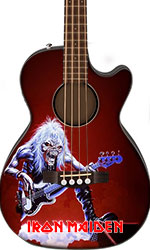 Miniature Bass acoustic Steve Harris Iron Maiden
