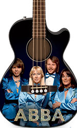 Miniature Bass acoustic ABBA made in Indonesia