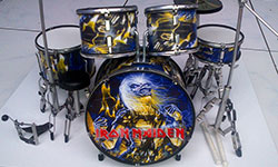 wholesale and supply miniature drum kit Iron Maiden, Live After Death