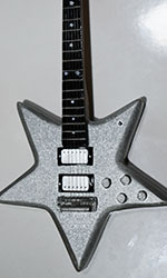 miniature guitar kit Kiss Metal Paul Stanley Star