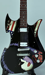 production miniature guitar decal printing Paul Stanley KISS