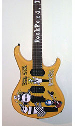 miniature guitar model Rock Ford Rick Nielsen
