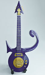 miniature guitar model purple Prince