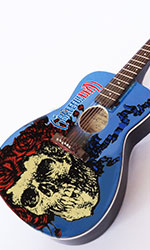 Grateful Dead Guitar miniature acoustic guitar decals exclusive 