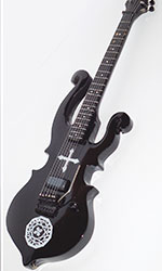 Prince cross miniature replica guitar
