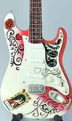 miniature replica guitars Jimi Hendrix Monterey