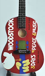 Beatles Woodstock miniature guitar acoustic model