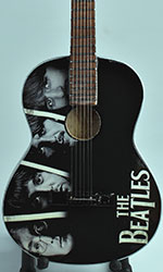  The Beatles miniature acoustic guitar replicas