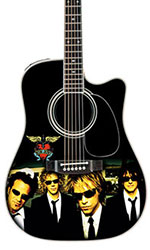 miniature acoustic guitar replicas bon Jovi