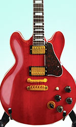 Miniature guitar Electric Lucille red cherry BB King