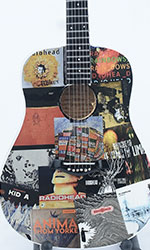 Miniature acoustic guitar Radiohead