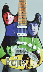 miniature guitar electric The Beatles 