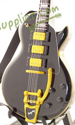 Jimmy Page decals miniature guitars