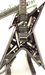 Dimebag Darrell Razorback SHARD miniature guitar with stand