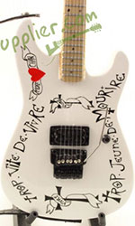 custom miniature guitars  CHARVEL Warren DiMartini French