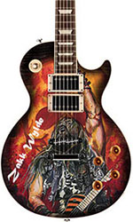 Zack wylde Black Label society miniature guitar with stand