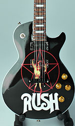 miniature guitar decals Rush Arcives