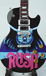 miniature guitar decals Rush Fly by Night
