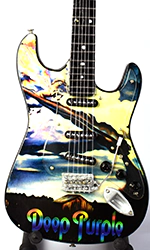 miniature guitar decals Deep Purple Strombringe