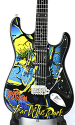 Iron Maiden Fear of The Dark miniature guitar decals