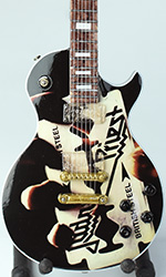 Judas Priest British Steel  miniature guitar made in Indonesia