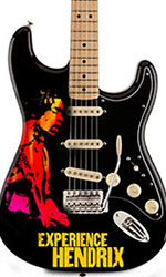 Jimi Hendrix Experience miniature guitar model