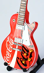 wholesale Miniature electric Guitar replica Coca Cola