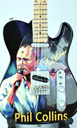 Miniature Electric Guitar replica Phil Collins