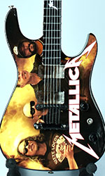 Miniature Electric Guitar replica Metallica
