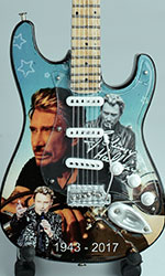 miniature guitar model Johnny Hallyday LP