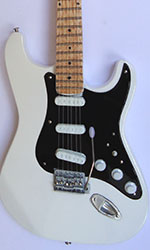 Miniature Guitar replica Strat white color