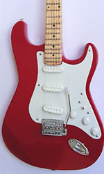 Miniature Guitar replica Strat Red color
