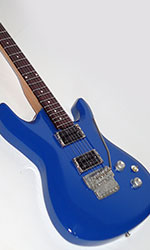miniature electric guitar Joe Satriani, Blue color