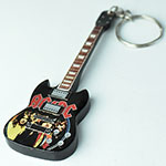 Key ring ACDC, miniature guitar keyring