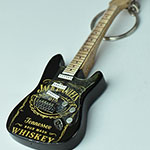 Guitar Key chain Jack Daniels, key chain Guitar miniature