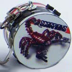 Drumset keyring Scorpion logo, Wind of Change